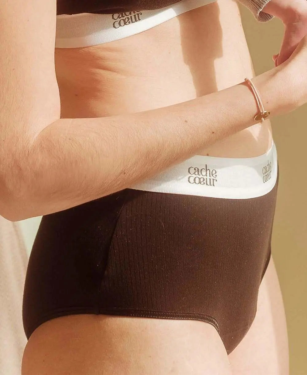 cache-c-ur-lot-de-3-culottes-menstruelles-bodyguard-noir image 2